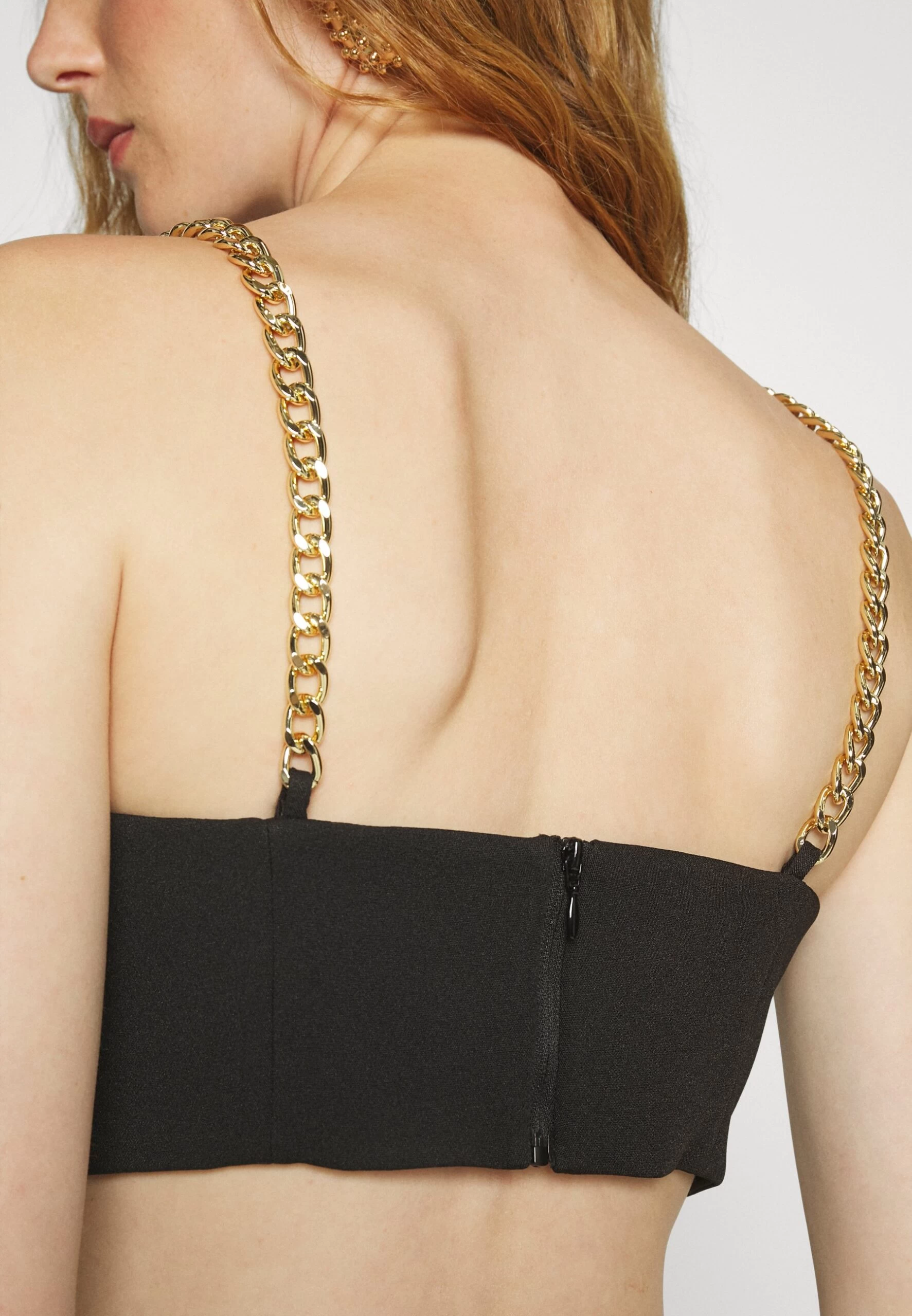 MICHAEL Michael Kors Strctd Crepe Bustier - Top - Black 9 MICHAEL Michael Kors Strctd Crepe Bustier - Top - Black - Image 7