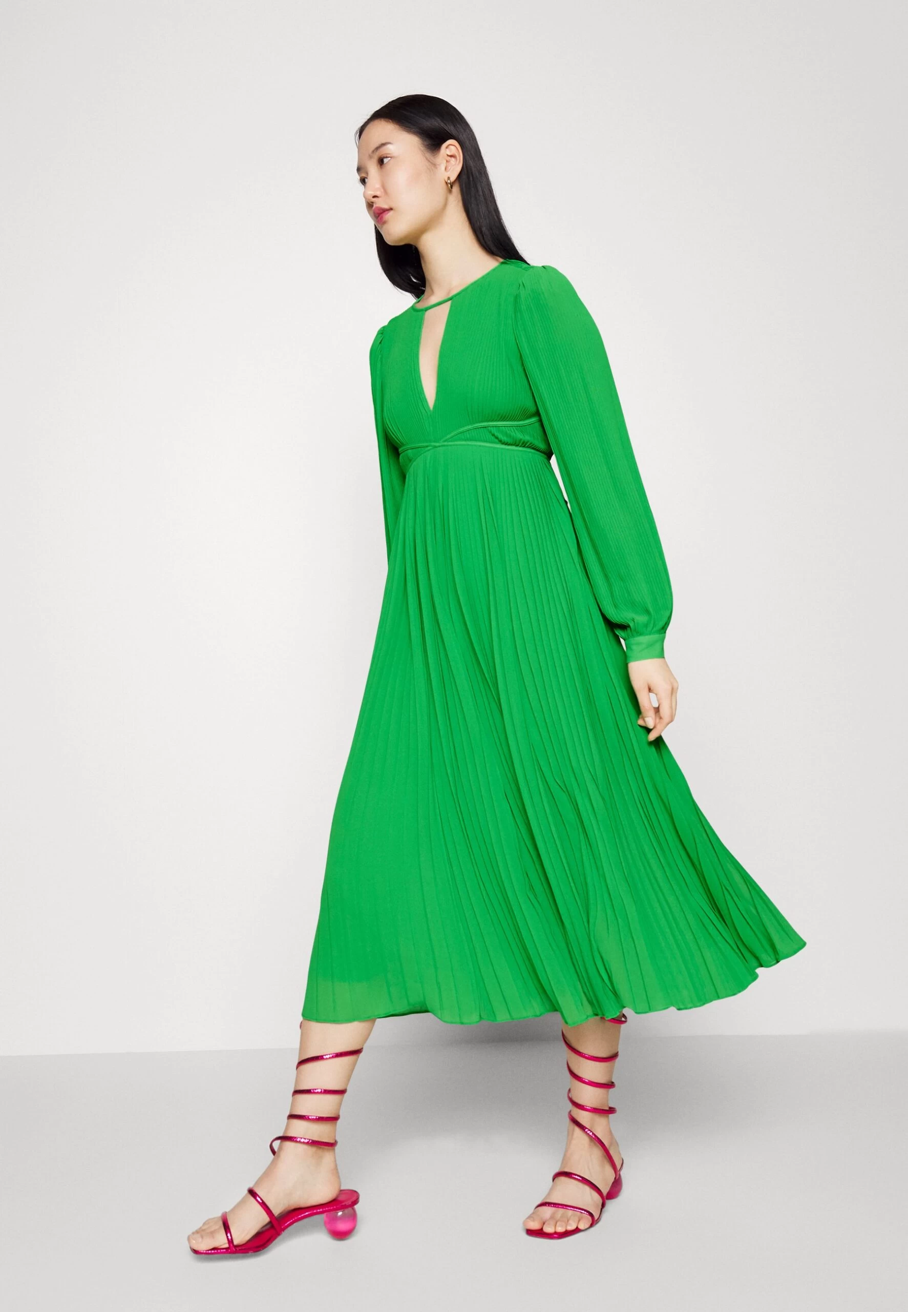 MICHAEL Michael Kors Pleated - Cocktail Dress / Party Dress - Spring Green 6 MICHAEL Michael Kors Pleated - Cocktail Dress / Party Dress - Spring Green - Image 4