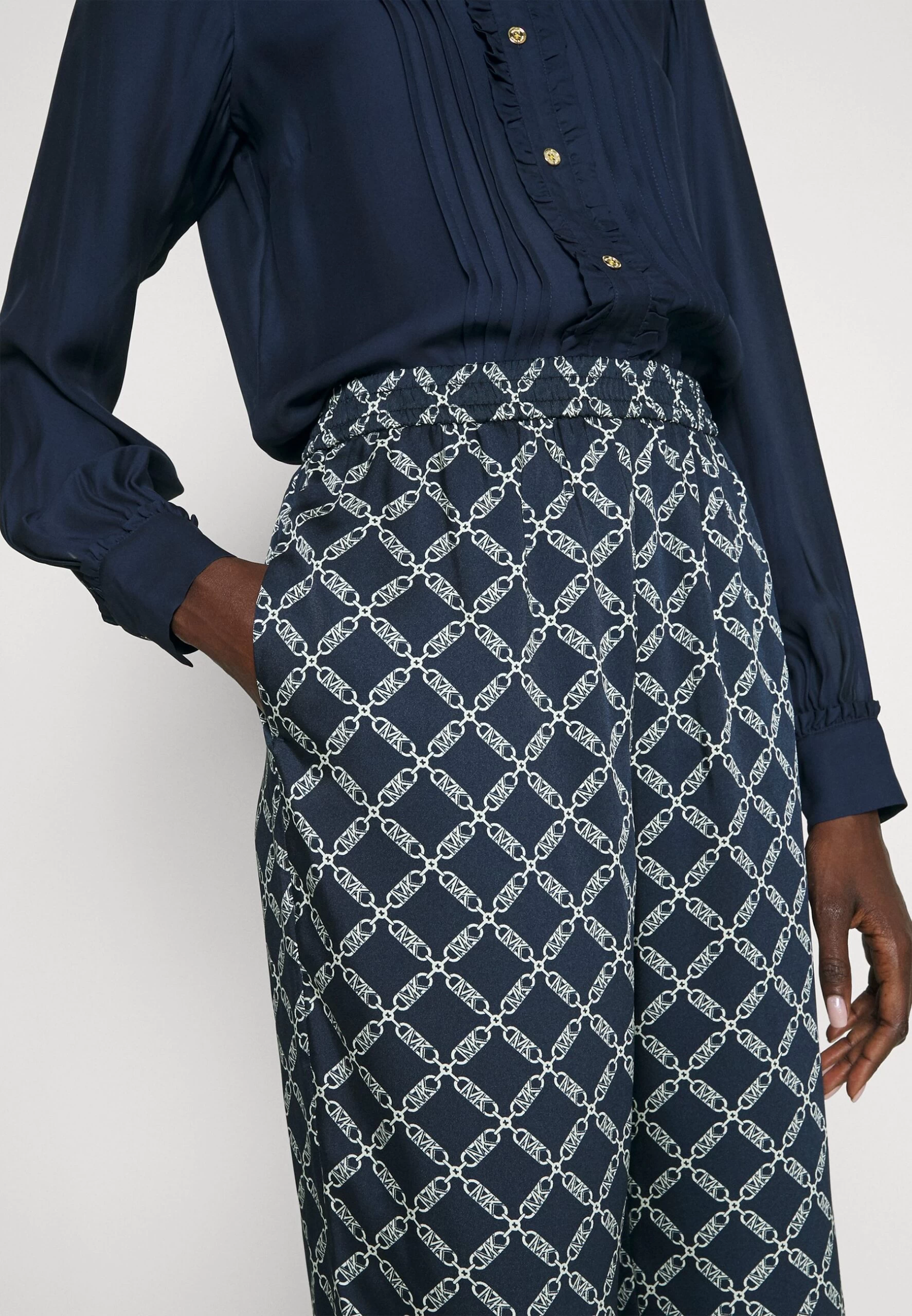 MICHAEL Michael Kors Empire Pull On Pant - Trousers - Midnightblue 7 MICHAEL Michael Kors Empire Pull On Pant - Trousers - Midnightblue - Image 5