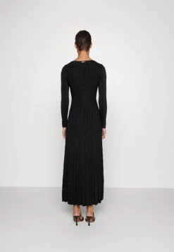 MICHAEL Michael Kors Ring Maxi- Jumper Dress - Black 10 MICHAEL Michael Kors Ring Maxi- Jumper Dress - Black -Fashion Clothing-Michael Kors 679d20d032fc4bd0935d9b4750cc87ca