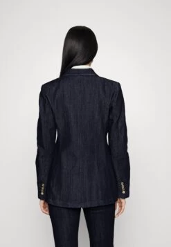 MICHAEL Michael Kors Tailored Blazer - Blazer - Indigo Rinse -Fashion Clothing-Michael Kors 680a42fbd65546bd831a1f4d29d44705