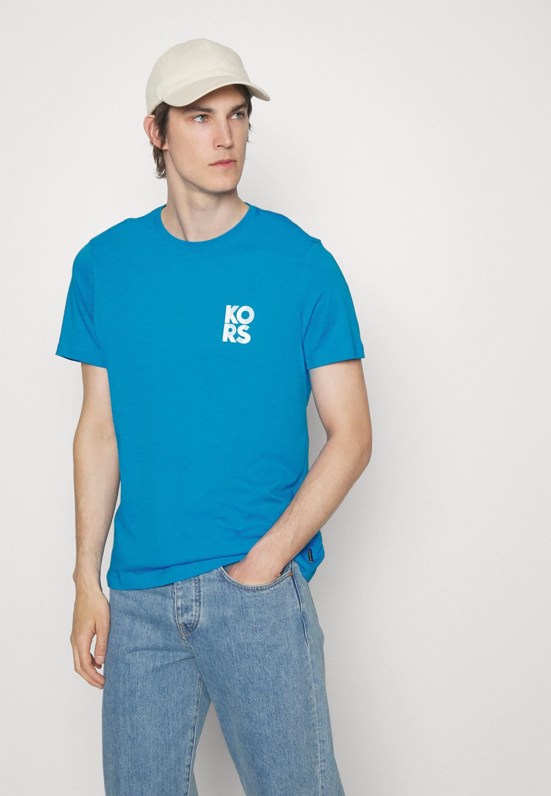 Michael Kors Transistor Tee - Print T-Shirt - Brtcyan Blue 6 Michael Kors Transistor Tee - Print T-Shirt - Brtcyan Blue - Image 4