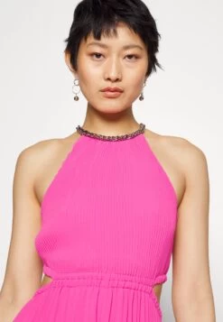 MICHAEL Michael Kors Pleated Cutout- Occasion Wear - Cerise 12 MICHAEL Michael Kors Pleated Cutout- Occasion Wear - Cerise -Fashion Clothing-Michael Kors 69b70905e0de45e8ae9325a25cfd9d2f