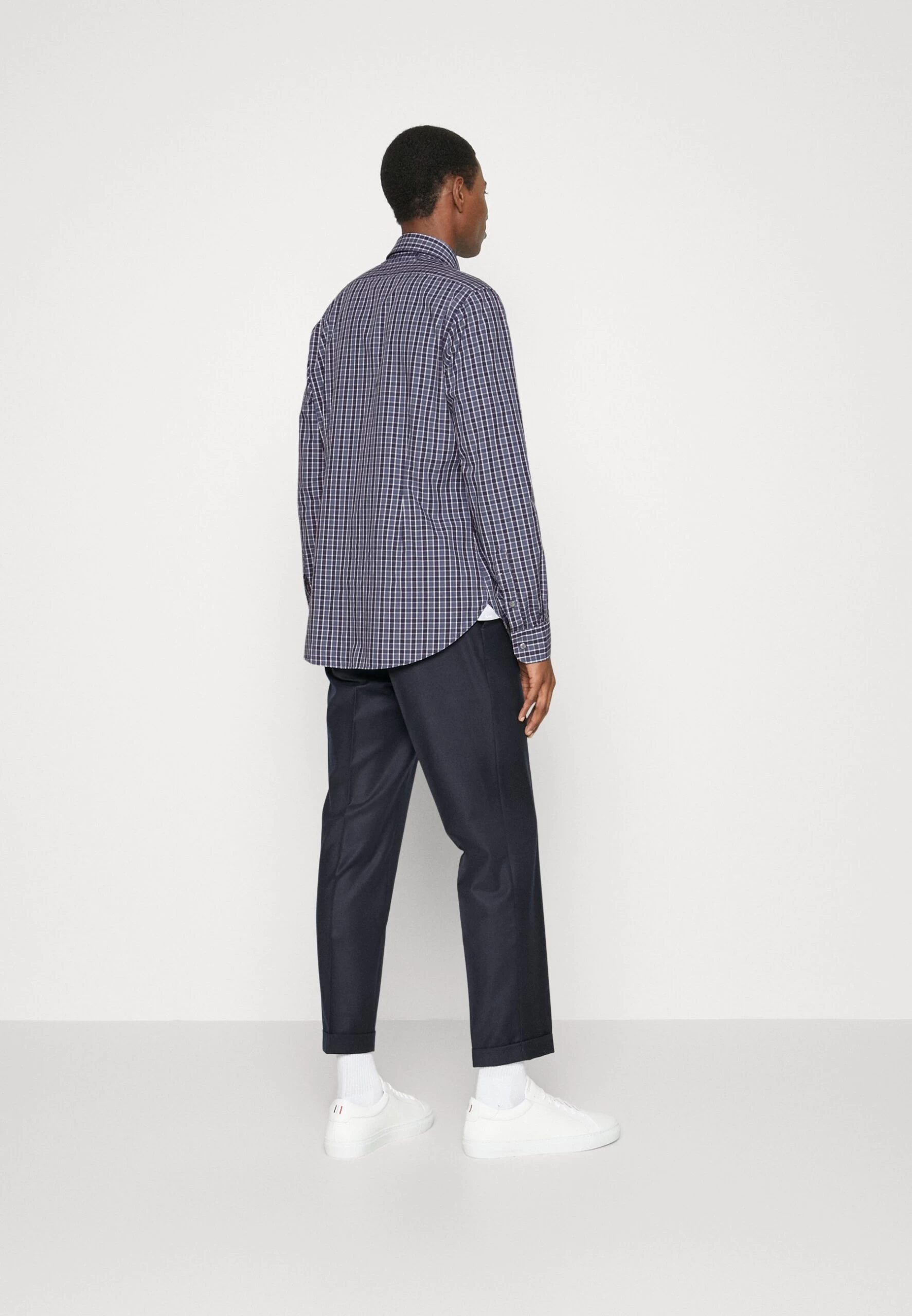 Michael Kors Washed Check Slim Fit - Formal Shirt - Denim 5 Michael Kors Washed Check Slim Fit - Formal Shirt - Denim - Image 3