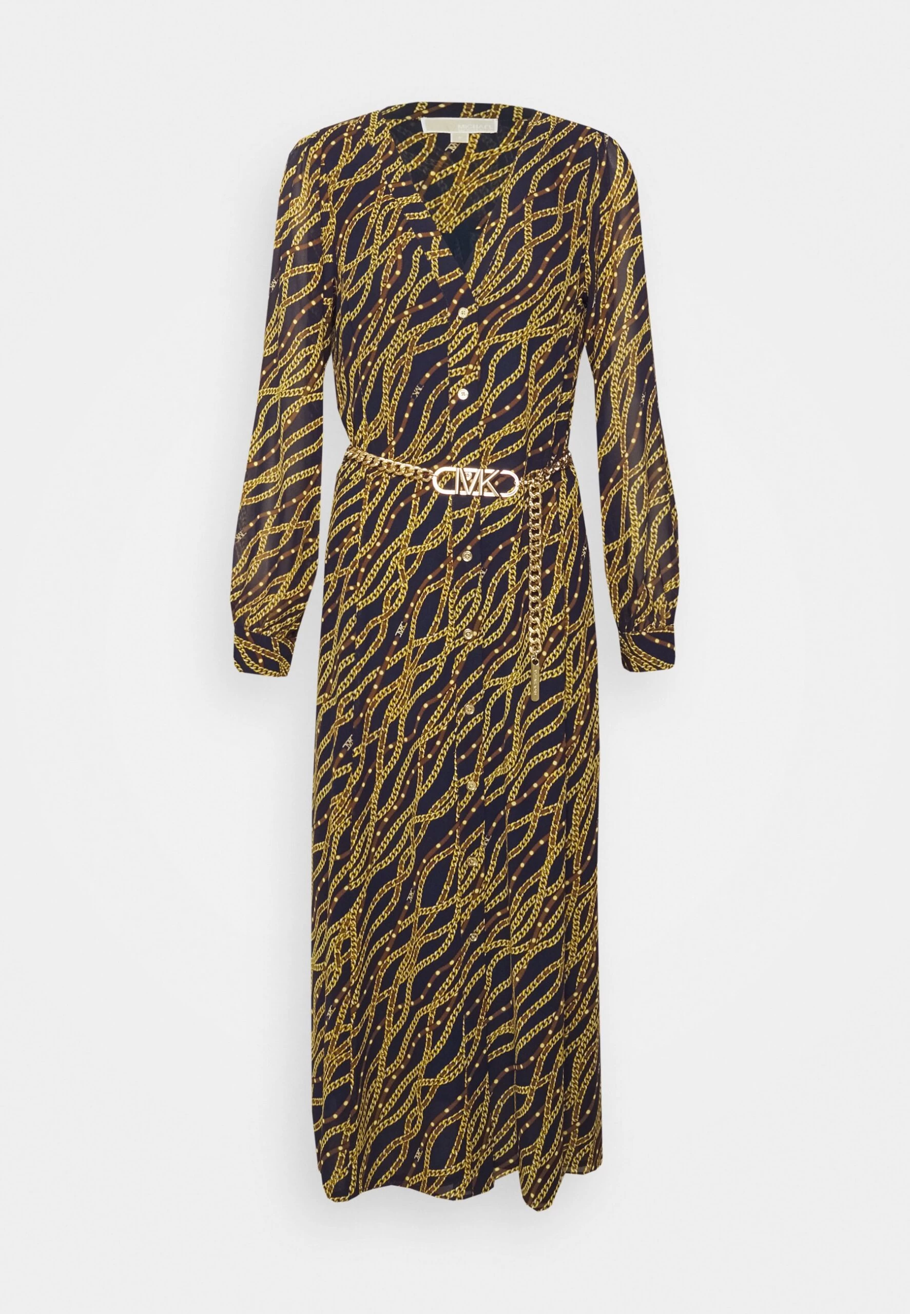MICHAEL Michael Kors Chain Midi - Day Dress - Midnight Blue 9 MICHAEL Michael Kors Chain Midi - Day Dress - Midnight Blue - Image 7