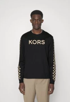 Michael Kors Crew - Long Sleeved Top - Black