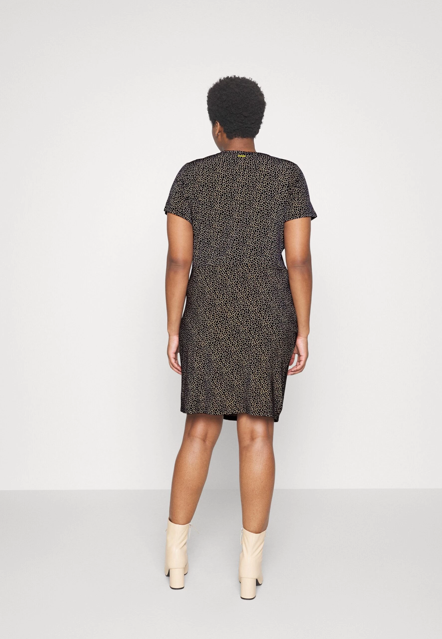 MICHAEL Michael Kors Twist Mini - Jersey Dress - Khaki 5 MICHAEL Michael Kors Twist Mini - Jersey Dress - Khaki - Image 3