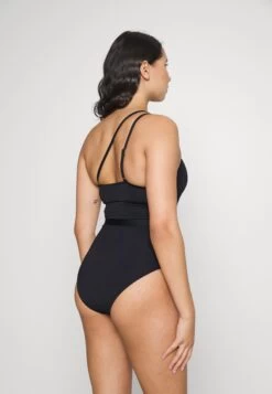 MICHAEL Michael Kors Solids- Swimsuit - Black -Fashion Clothing-Michael Kors 7225b6f75c9246a79087e95842e35e22