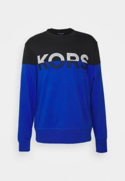 Michael Kors Color Block Crew - Sweatshirt - Royal Blu -Fashion Clothing-Michael Kors 75a5c6afd3864271ad3552d6b49bb5b9