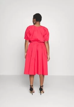 MICHAEL Michael Kors Cutout Midi - Day Dress - Geranium 9 MICHAEL Michael Kors Cutout Midi - Day Dress - Geranium -Fashion Clothing-Michael Kors 7606018cf16d4cf18a14cc0b818d0040