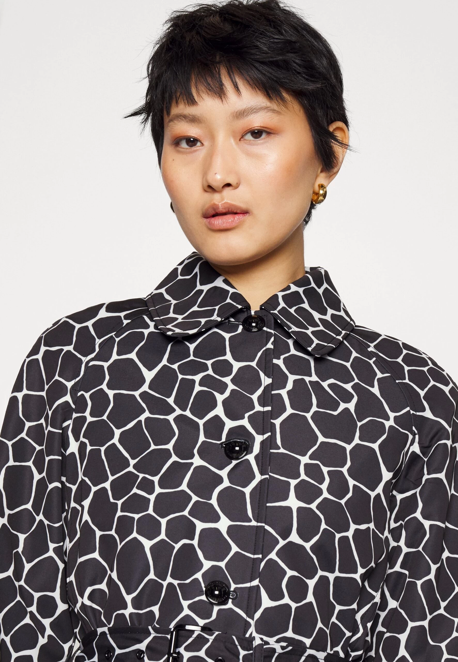 MICHAEL Michael Kors Giraffe Belted Trench - Trenchcoat 6 MICHAEL Michael Kors Giraffe Belted Trench - Trenchcoat - Image 4