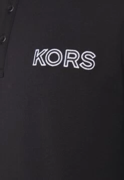 Michael Kors Chest Logo Tipped- Polo Shirt - Black -Fashion Clothing-Michael Kors 7767586630ae49d9834cc86785b57c21
