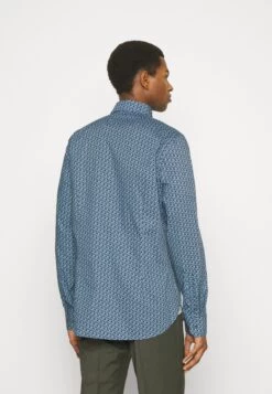 Michael Kors Diagonal Print Slim Shirt - Shirt - Navy 9 Michael Kors Diagonal Print Slim Shirt - Shirt - Navy -Fashion Clothing-Michael Kors 7ad7e778dff34de78ff414337cc289c1