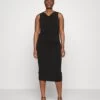 MICHAEL Michael Kors Midi - Cocktail Dress / Party Dress - Black -Fashion Clothing-Michael Kors 7c64ccf6ede84d4d9adbabd64afd9827