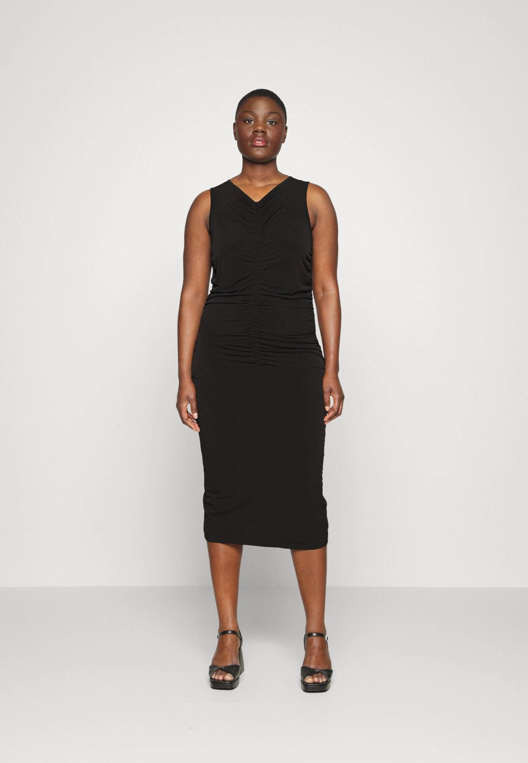 MICHAEL Michael Kors Midi - Cocktail Dress / Party Dress - Black 3 MICHAEL Michael Kors Midi - Cocktail Dress / Party Dress - Black