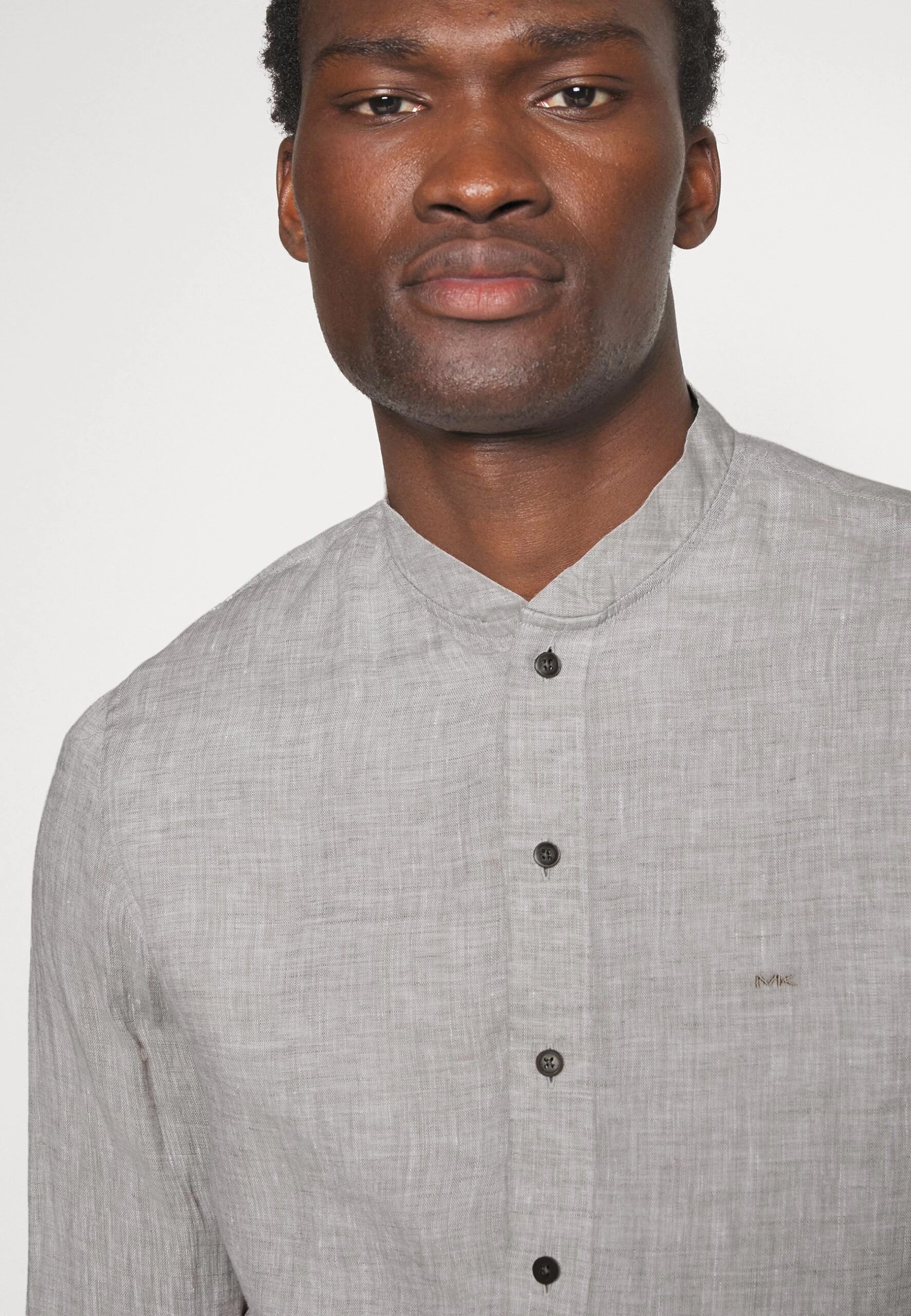 Michael Kors Popover Slim Shirt - Shirt - Taupe 9 Michael Kors Popover Slim Shirt - Shirt - Taupe - Image 7