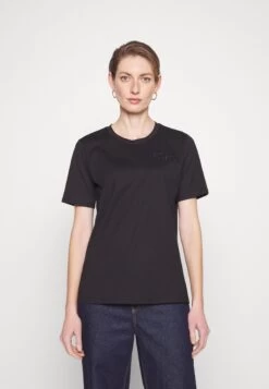 MICHAEL Michael Kors Tonal Mini- Basic T-Shirt - Black