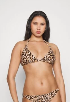 MICHAEL Michael Kors Wildcat Logo Ring String - Bikini Top