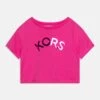 MICHAEL KORS KIDS Short Sleeves Tee - Print T-Shirt - Fuchia 2 MICHAEL KORS KIDS Short Sleeves Tee - Print T-Shirt - Fuchia -Fashion Clothing-Michael Kors 80322496eeaa40ed9f9443554e03270e
