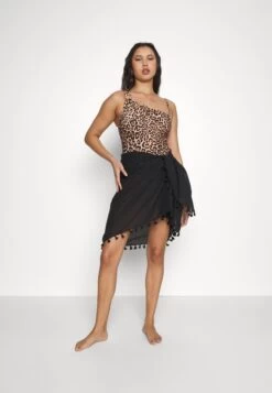 MICHAEL Michael Kors Wildcat Logo Ring Oneshould Onepiece - Swimsuit - Husk -Fashion Clothing-Michael Kors 8089c62390b24dafb734b0557f8ffc39