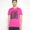Michael Kors Block Cube Tee - Print T-Shirt - Cerise 2 Michael Kors Block Cube Tee - Print T-Shirt - Cerise -Fashion Clothing-Michael Kors 81831d432ae7419ea4332ccc0c3fd7cc