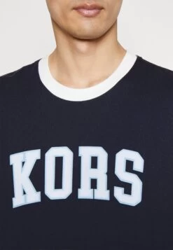 Michael Kors Warm Up Tee - Print T-Shirt - Midnight 13 Michael Kors Warm Up Tee - Print T-Shirt - Midnight -Fashion Clothing-Michael Kors 830d2f05641a475db1b37780e05f2a12