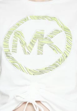 MICHAEL Michael Kors Zebra Ruched Tee - Print T-Shirt - Limeade 11 MICHAEL Michael Kors Zebra Ruched Tee - Print T-Shirt - Limeade -Fashion Clothing-Michael Kors 8370119cb03249d998ce234419d1556e