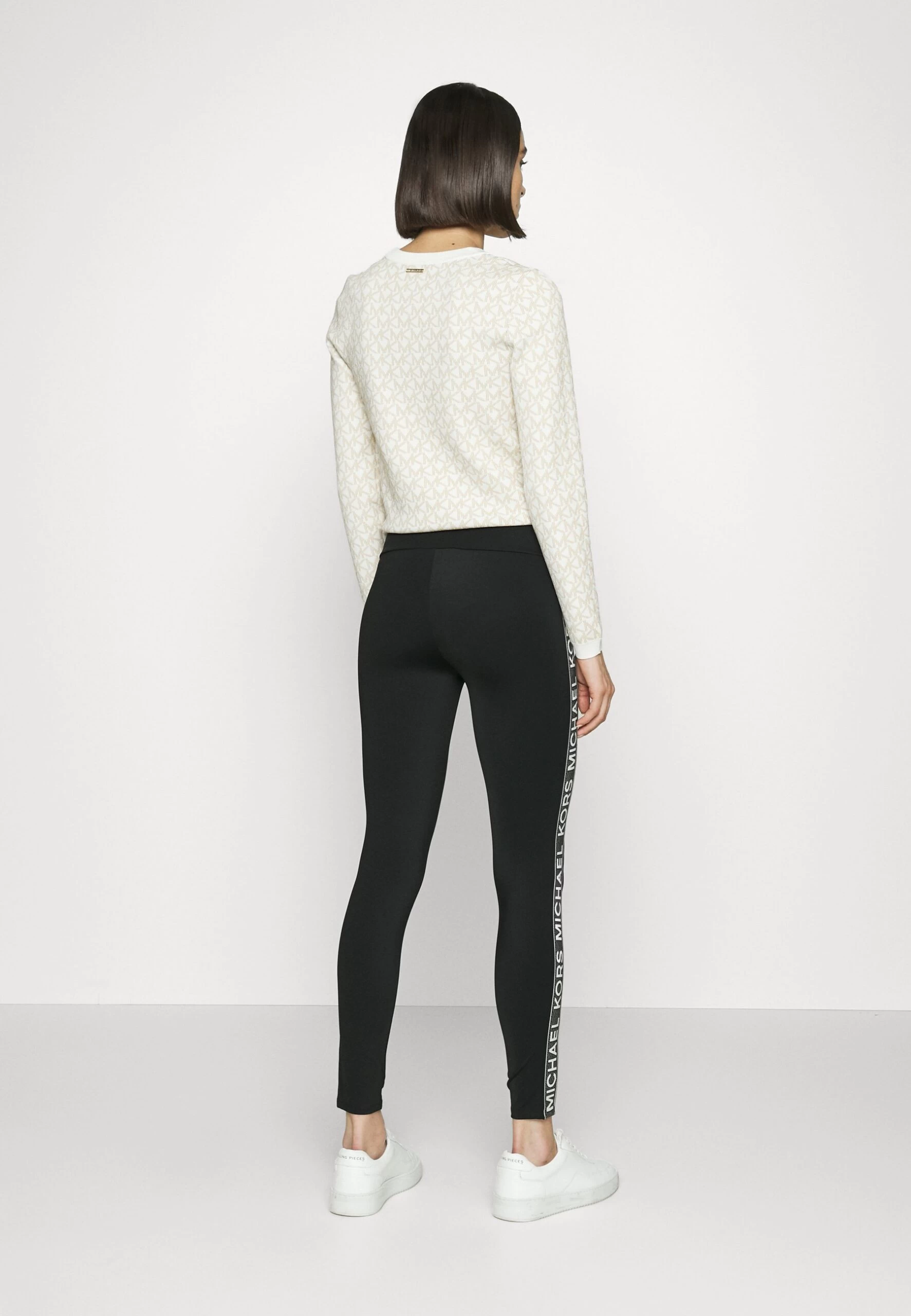 MICHAEL Michael Kors Logo Tape- Leggings - Trousers - Black 5 MICHAEL Michael Kors Logo Tape- Leggings - Trousers - Black - Image 3