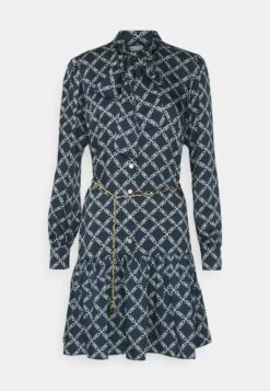 MICHAEL Michael Kors Empire Logo Tie - Shirt Dress -Fashion Clothing-Michael Kors 85f10d90e2b14103bf6d929d1756ebeb