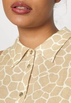 MICHAEL Michael Kors Sleeveless Maxi Tie - Maxi Dress - Khaki -Fashion Clothing-Michael Kors 8636956e682a4d69ac362209138f7dff