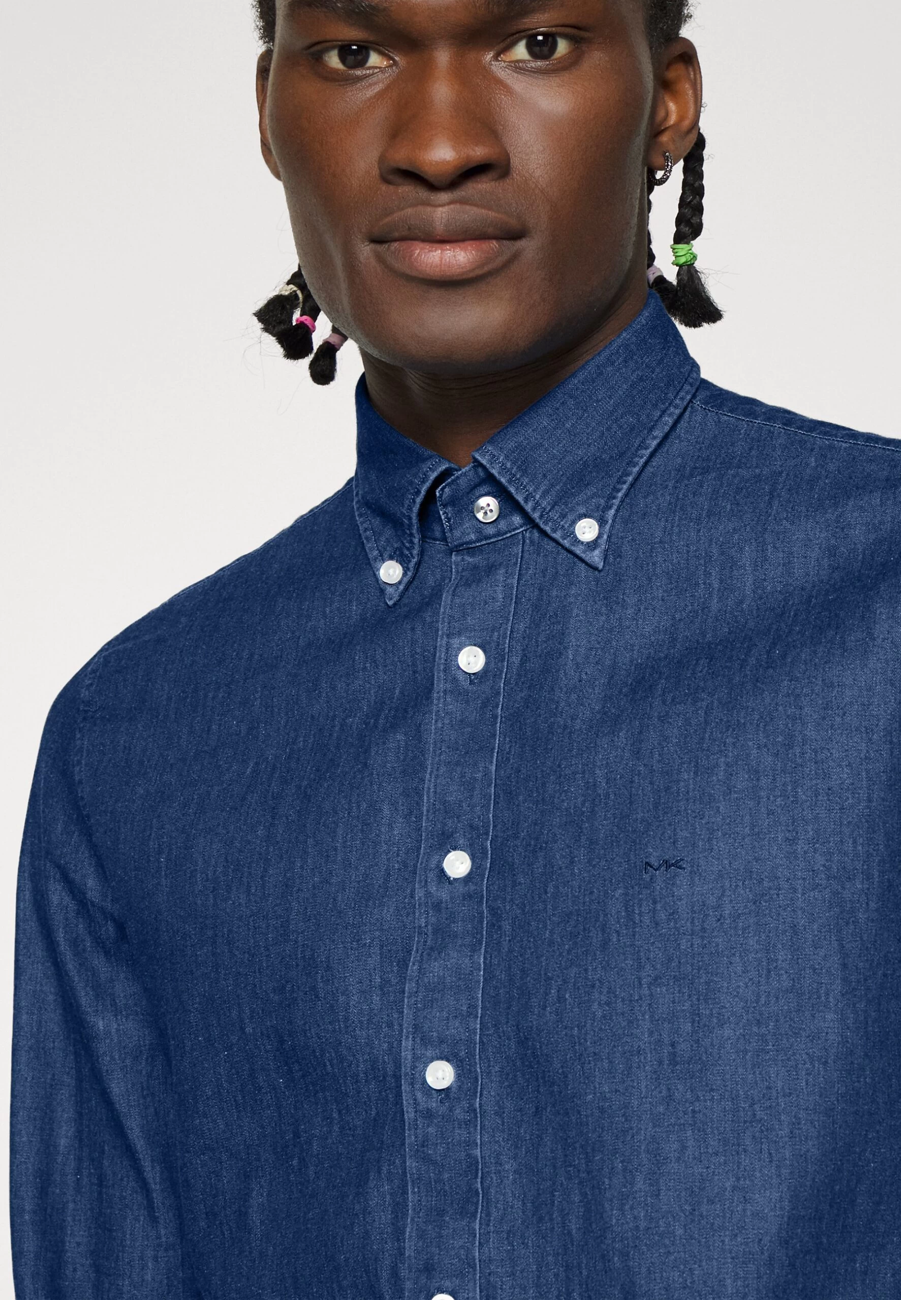 Michael Kors Real Slim - Shirt - Indigo 8 Michael Kors Real Slim - Shirt - Indigo - Image 6