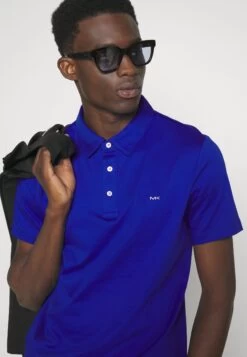 Michael Kors Sleek - Polo Shirt - Royal Blu -Fashion Clothing-Michael Kors 91a67d6885354743b6a127e1ea7221d5