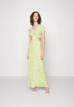 MICHAEL Michael Kors Zebra Oring - Maxi Dress - Limeade