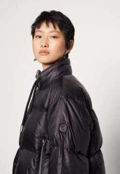 MICHAEL Michael Kors Cropd Solid Eco - Down Jacket - Black -Fashion Clothing-Michael Kors 93215163dc0d4d5a962ee766d6f79b58