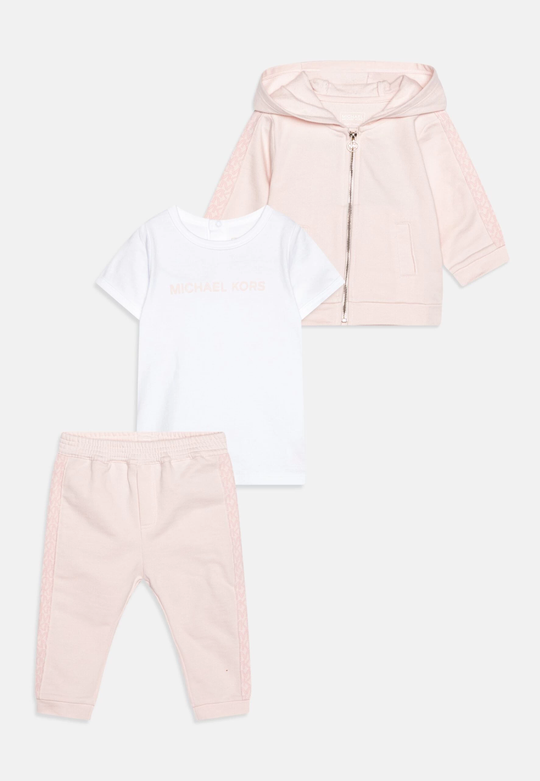 MICHAEL KORS KIDS Track Suit Set - Zip-Up Sweatshirt - Pink Pale 3 MICHAEL KORS KIDS Track Suit Set - Zip-Up Sweatshirt - Pink Pale