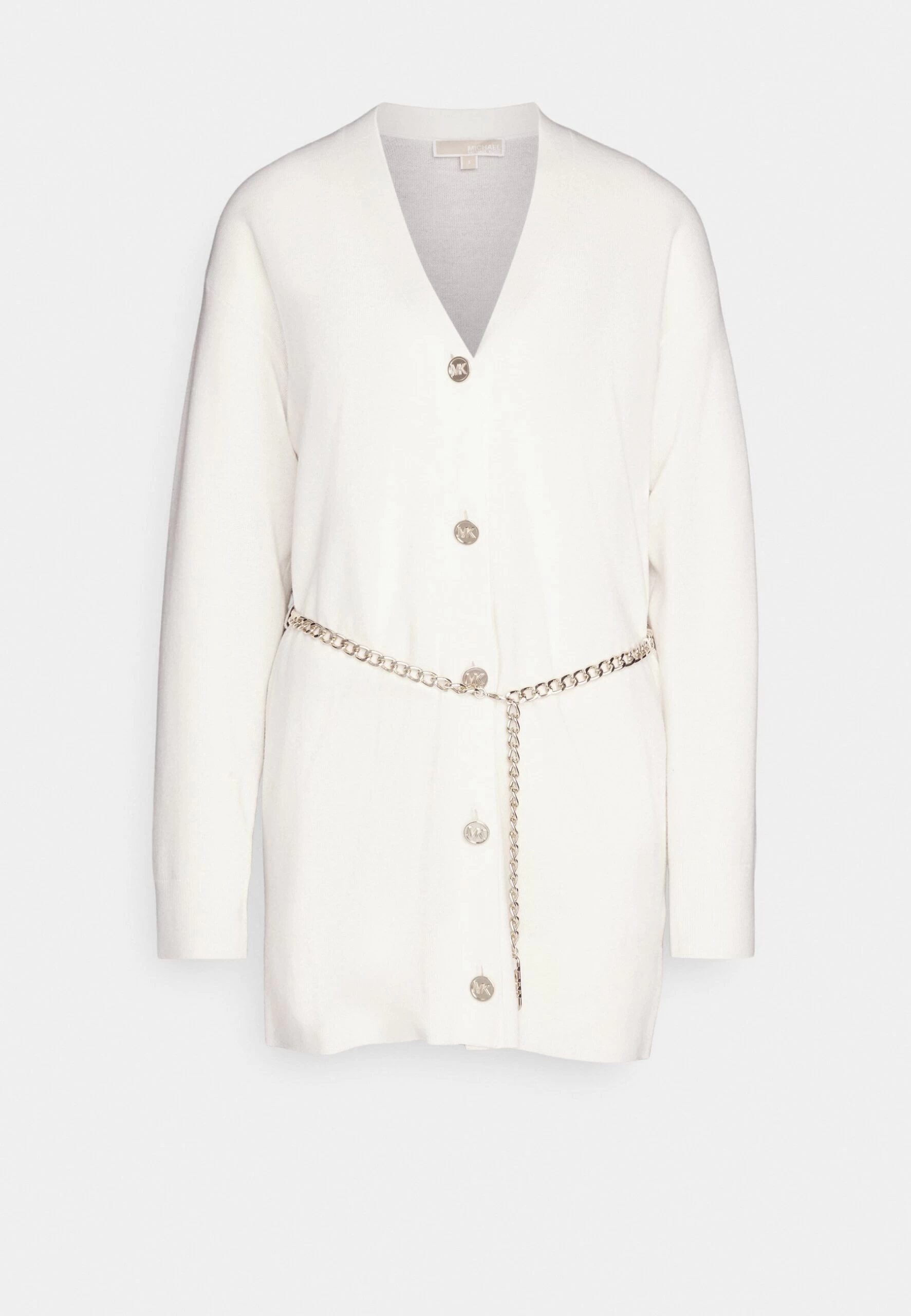 MICHAEL Michael Kors Empire Chain Belt- Cardigan - Bone 6 MICHAEL Michael Kors Empire Chain Belt- Cardigan - Bone - Image 4