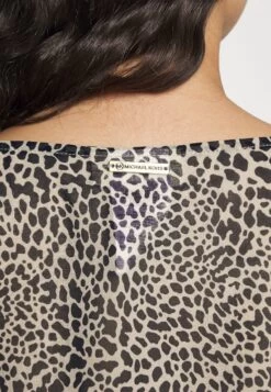 MICHAEL Michael Kors Abstract Caftan Cover Up - Beach Accessory - Khaki -Fashion Clothing-Michael Kors 96b416f0a22049c0a2304a52aa2d683b