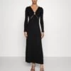 MICHAEL Michael Kors Ring Maxi- Jumper Dress - Black 2 MICHAEL Michael Kors Ring Maxi- Jumper Dress - Black -Fashion Clothing-Michael Kors 9820684b852f49528b4c41394c044598