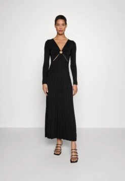 MICHAEL Michael Kors Ring Maxi- Jumper Dress - Black