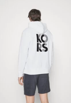 Michael Kors Transistor- Hoodie - White -Fashion Clothing-Michael Kors 98624b1c3d004b8c8ef97398e5e66943