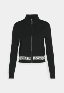 MICHAEL Michael Kors Eco Mock Nk Zip Up - Cardigan -Fashion Clothing-Michael Kors 98e6d7ce26dc40299a3843408ee1c29a