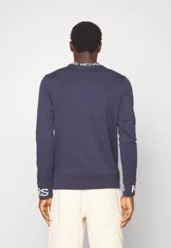 Michael Kors Tape Crew - Sweatshirt - Midnight -Fashion Clothing-Michael Kors 9919685359a74e42afc584dd22ee0f7a