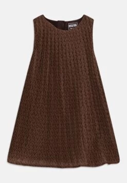 MICHAEL KORS KIDS Pleated Dress - Day Dress - Chocolate Brown