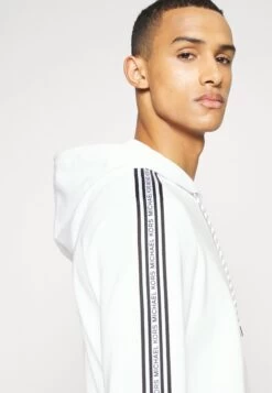 Michael Kors New Evergreen Hoodie - Zip-Up Sweatshirt - White -Fashion Clothing-Michael Kors 99fd0f1269164908a4fff9d5f2dec12c