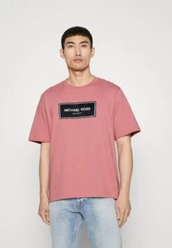Michael Kors Flagship Logo Tee - Print T-Shirt - Dusty Rose