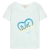 MICHAEL KORS KIDS Short Sleeves Tee - Print T-Shirt - Pale Aqua -Fashion Clothing-Michael Kors 9c730a7c97624dc49bcfd5aa2280fbec