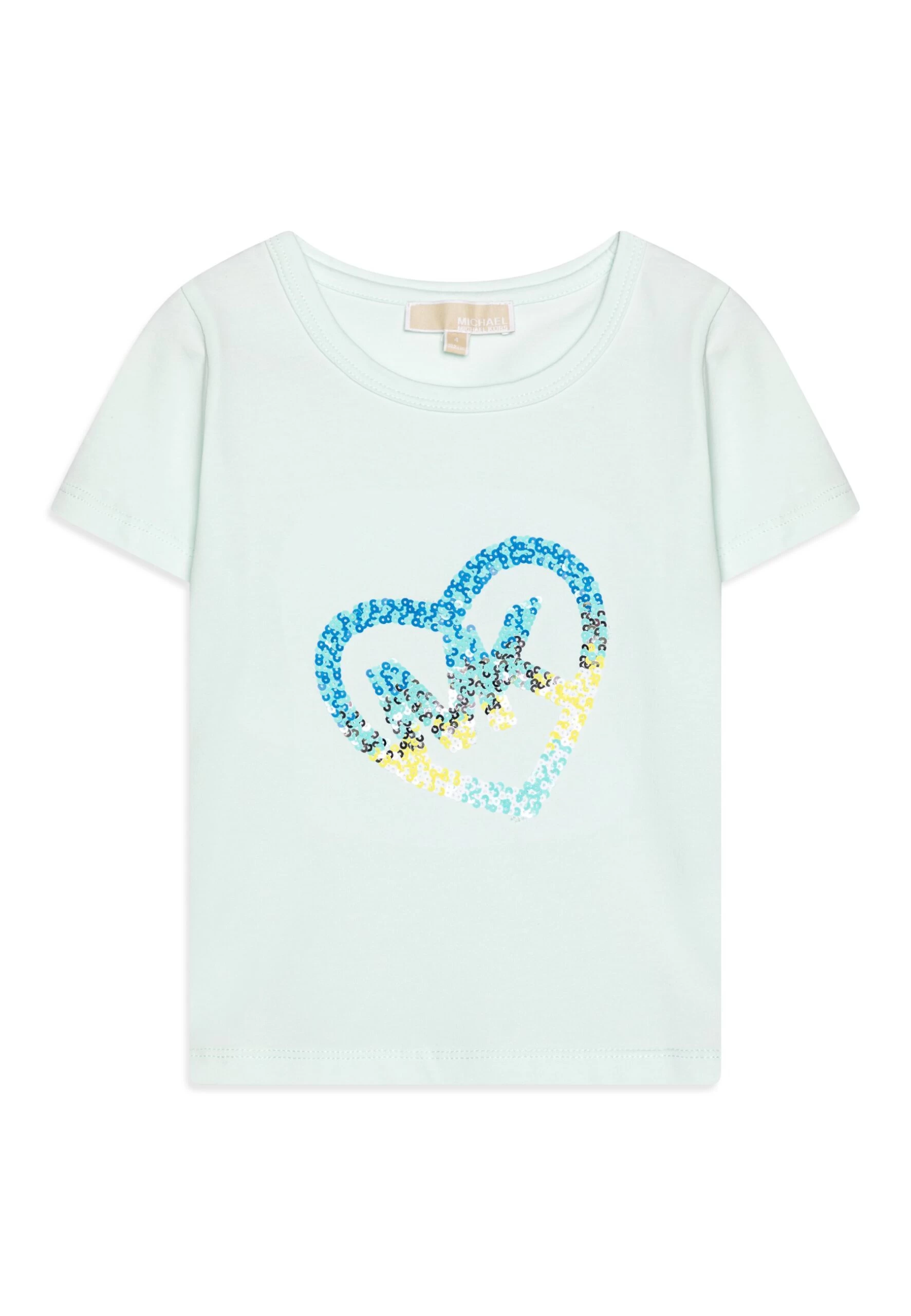 MICHAEL KORS KIDS Short Sleeves Tee - Print T-Shirt - Pale Aqua 3 MICHAEL KORS KIDS Short Sleeves Tee - Print T-Shirt - Pale Aqua