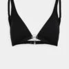 MICHAEL Michael Kors Iconic Solids- Bikini Top - Black -Fashion Clothing-Michael Kors 9cee0ba951a24acd9ecaae389e50fbbb