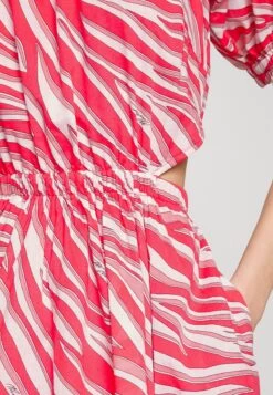 MICHAEL Michael Kors Large Zebra Midi Drs - Day Dress - Geranium 13 MICHAEL Michael Kors Large Zebra Midi Drs - Day Dress - Geranium -Fashion Clothing-Michael Kors 9d7df4bdda6841209b2365c55dbf0475