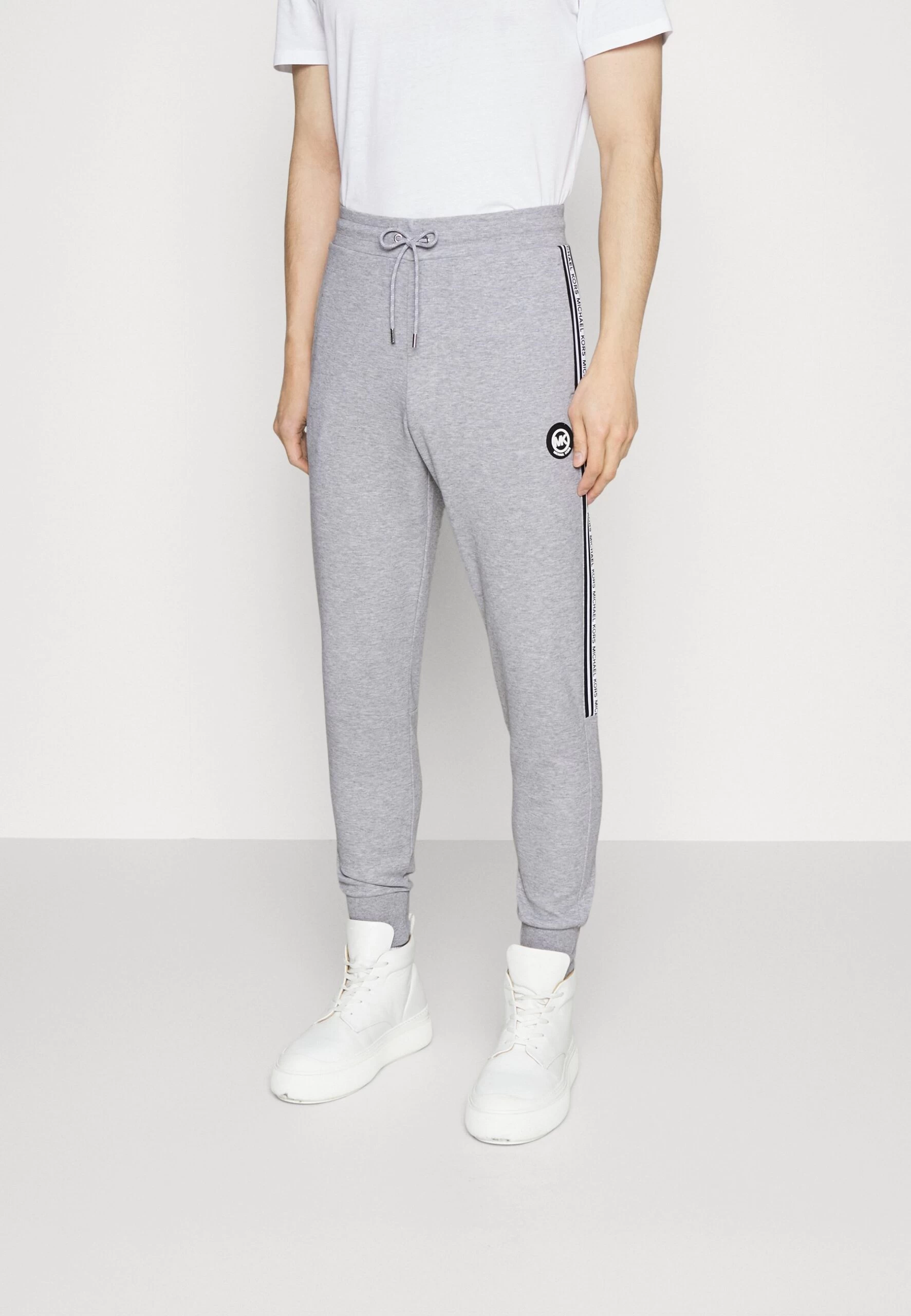 Michael Kors New Evergreen - Tracksuit Bottoms - Heather Grey 3 Michael Kors New Evergreen - Tracksuit Bottoms - Heather Grey